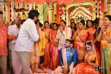 Celebs at Bandla Ganesh Brothers Daughter Ashritha Wedding Photos